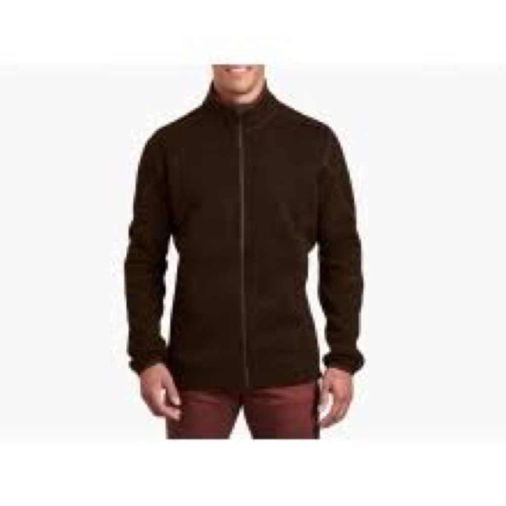 Outdoor Research Men's Dark Brown Zip Up Sweater